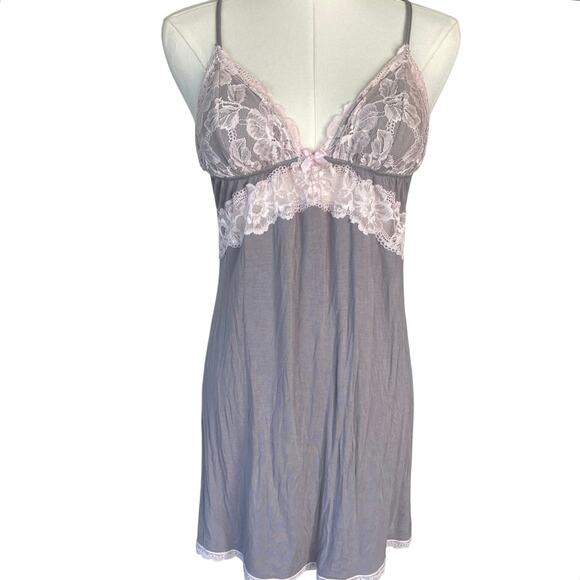 Victorias Secret Babydoll Dress Lace Slip Lingerie Coquette Fairy Y2K Size Small - Picture 1 of 6